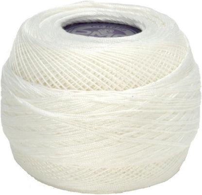 DMC 167G 20-Blanc Cebelia Crochet Cotton, White, 405-Yard, Size 20