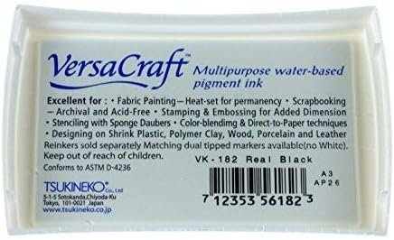 VersaCraft Multipurpose Water-Based Pigment Ink (VK-182 Real Black)