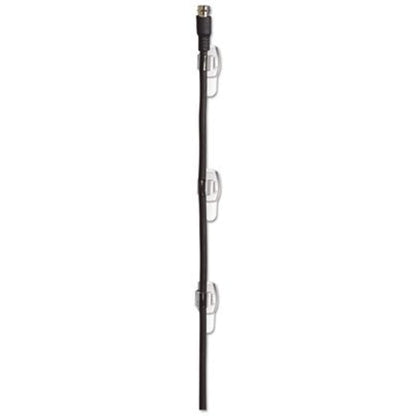 Command 17017CLR Round Cord Clip, Plastic, Clear