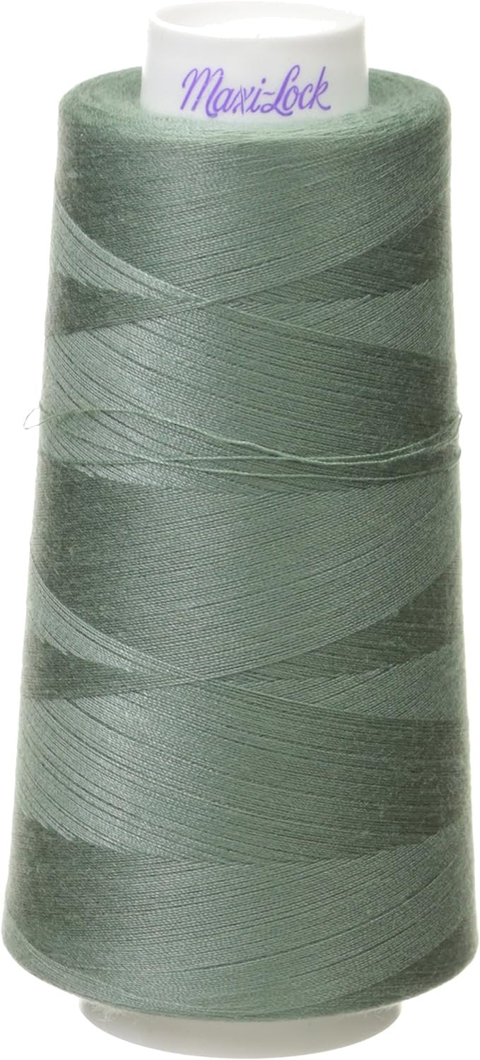 American & Efird Maxi-Lock Cone, 3000-Yard, Seafoam Thread Spool, 9000 Foot, 4.75 x 2.25 x 2.25