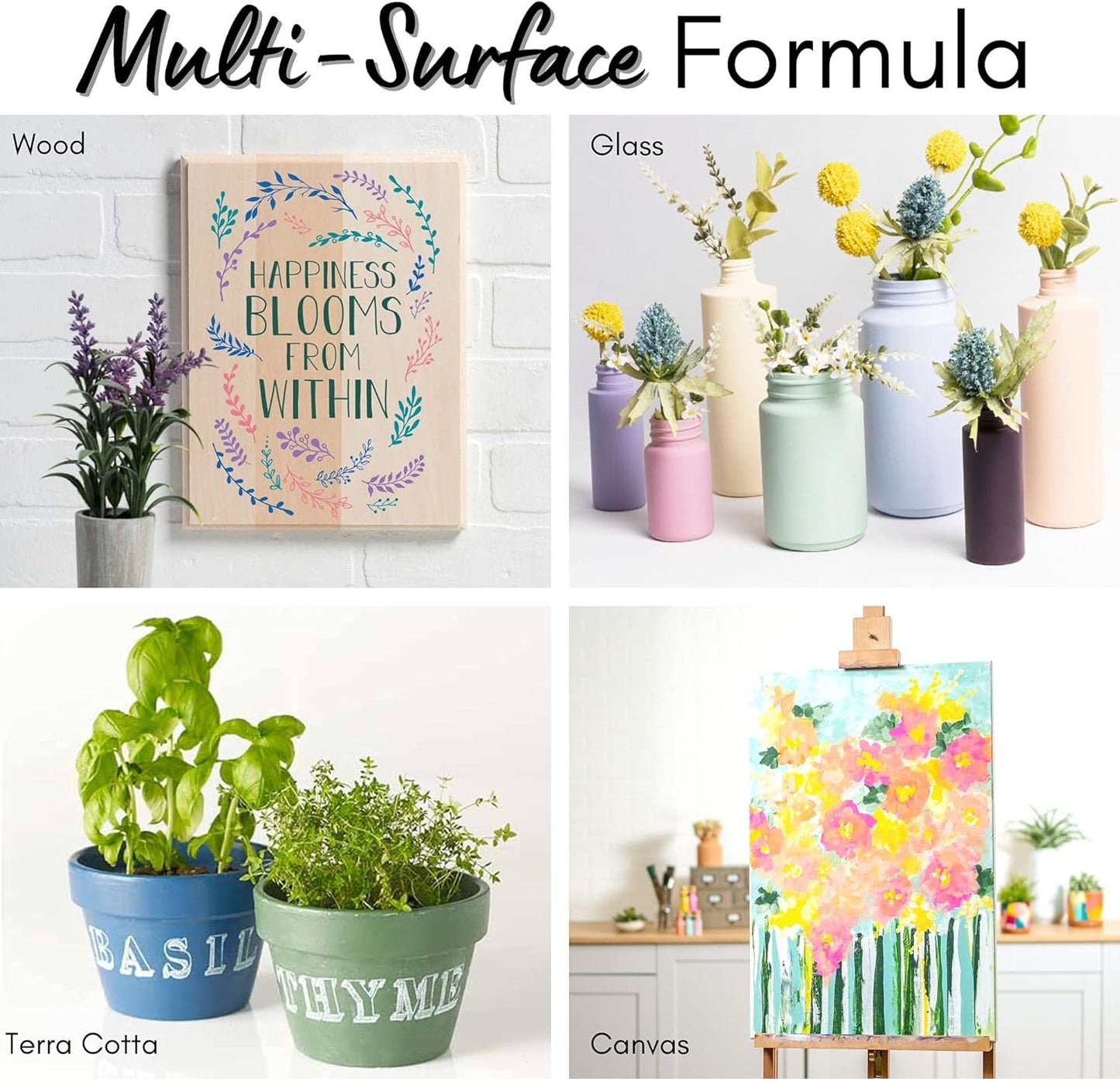 FolkArt Color, 10 Bottle Multi-Surface Acrylic Paint Set, 2oz, Celebrations, 20 Fl Oz (Pack of 1)