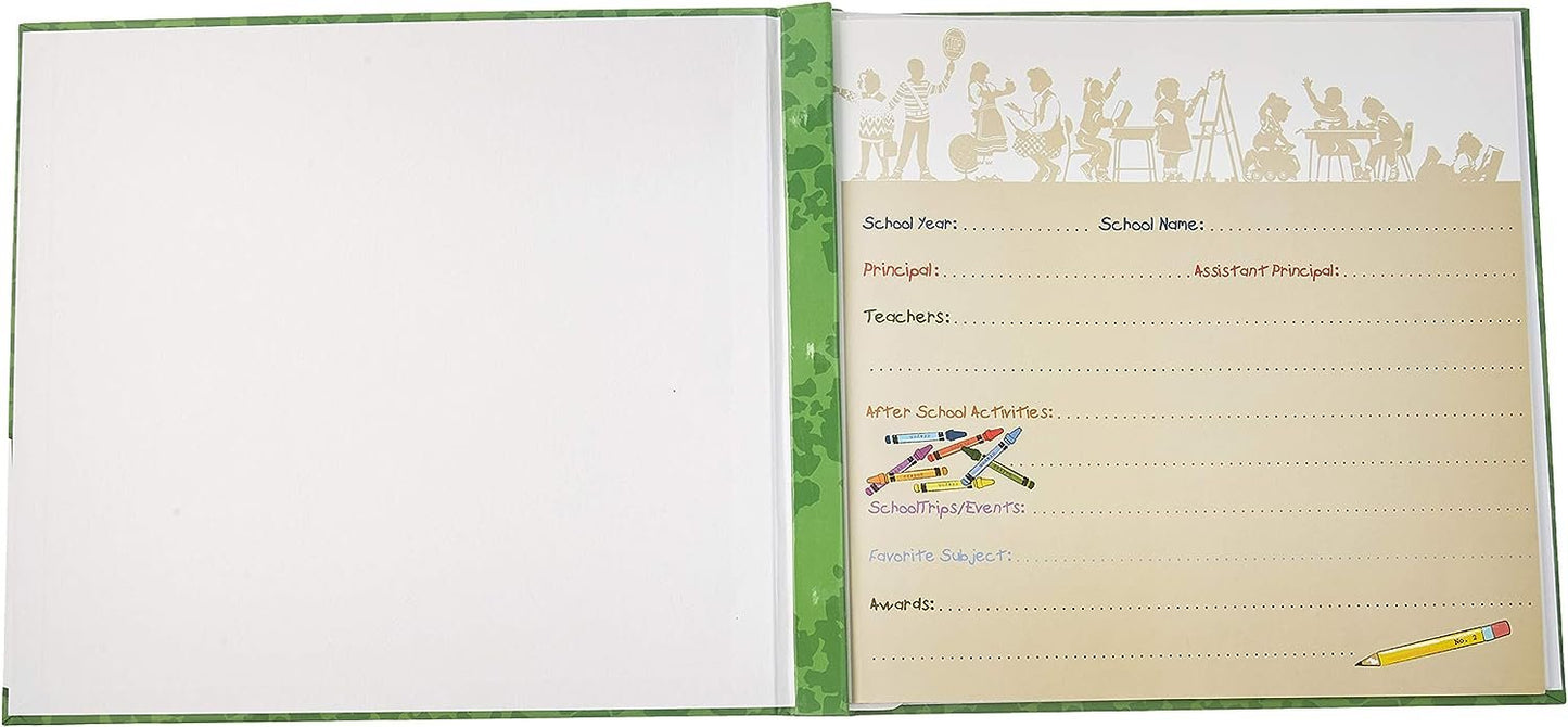 MBI 849158 School Days Album, 12 x 12, Green