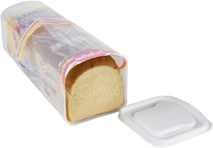 Bread Loaf Plastic Keeper Box Airtight Holder, Set of 2