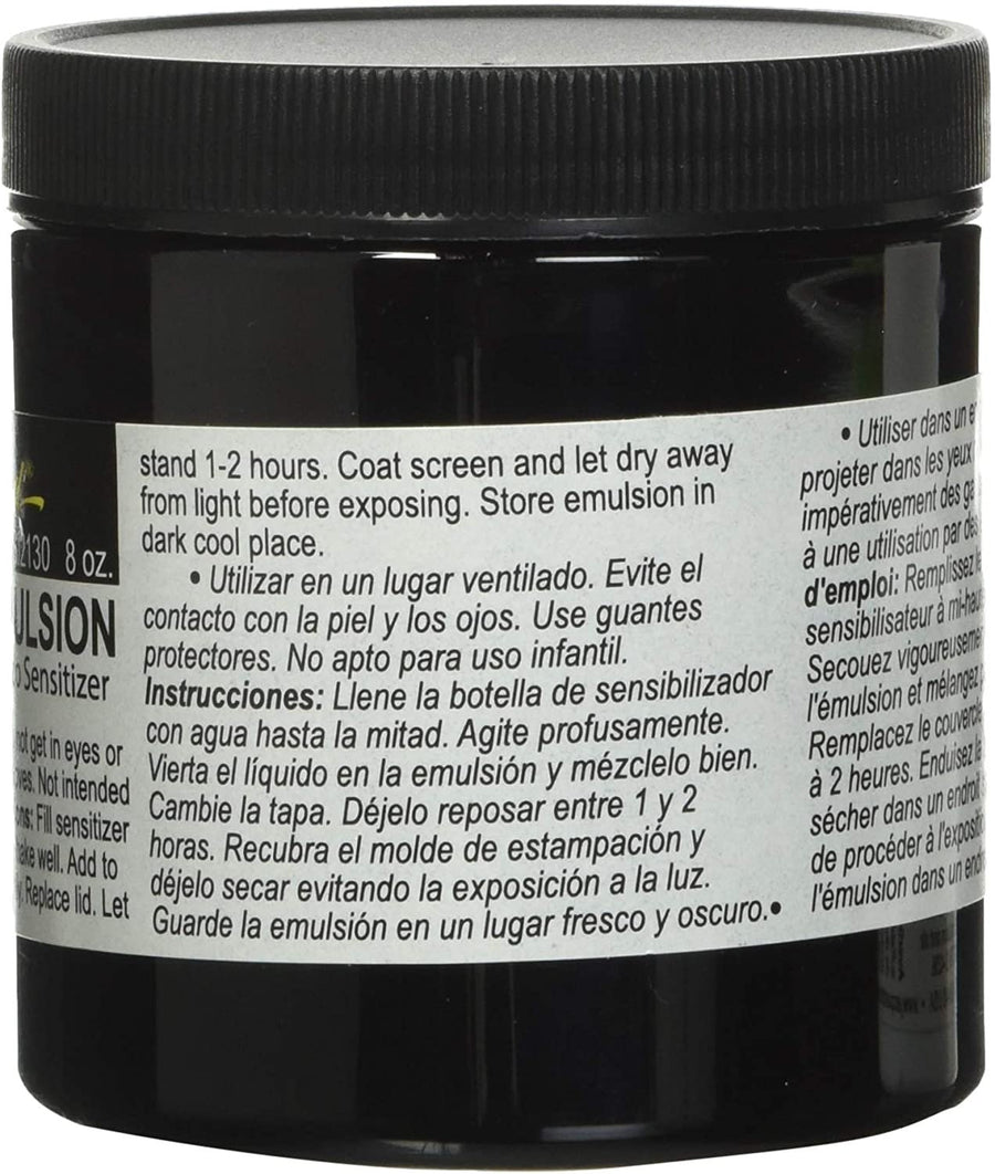 Jacquard Emulsion & Diazo 8 oz Sensitizer, Black