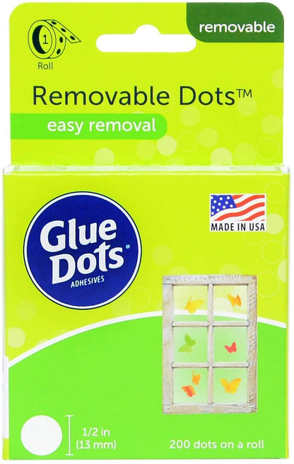 GLUE DOTS INTERNATIONAL 08248 Remove Adhesive Roll,200pc