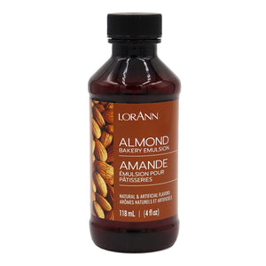 Bakery Emulsions Natural & Artificial Flavor 4oz-Almond