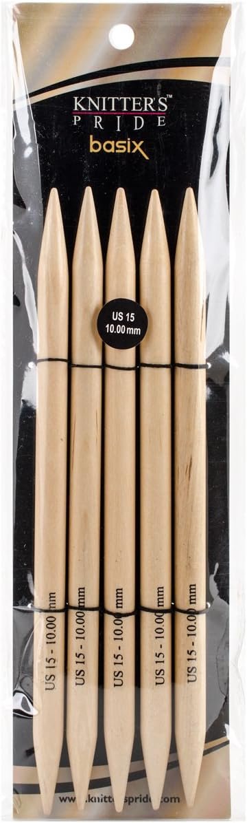 Basix Double Pointed Needles 8-Size 15/10mm