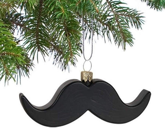 Archie McPhee Mustache Ornament for Holiday Trees