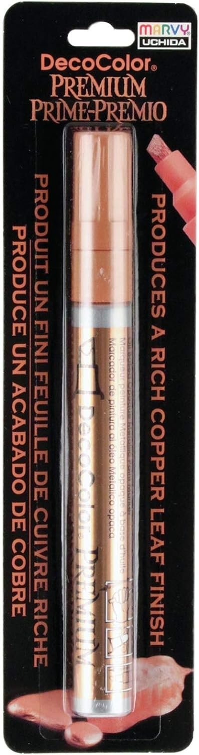 Uchida Of America 350-CCPR 3-Way Chisel Tip Deco Color Premimum, Copper