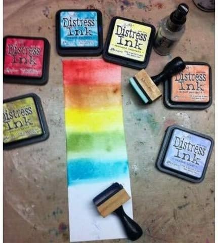 Ranger THoltz Ink Pad Set 4 Tim Holtz Distress Mini InkSet, 70 x 23 mm, Multi-Colour