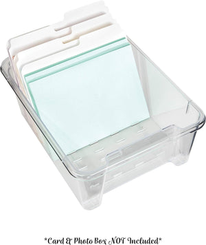 ArtBin 6841AG Card & Photo Box, Clear, 1 Box