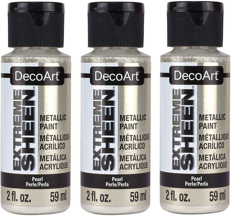 DecoArt 2 Ounce, Pearl Extreme Sheen Paint (Тhrее Pаck)