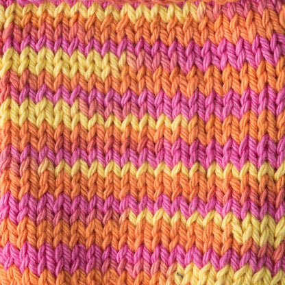 Lily Sugar 'N Cream The Original Ombre Yarn, 2oz, Gauge 4 Medium, 100% Cotton, Playtime - Machine Wash & Dry