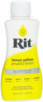 Rit Dyes lemon yellow liquid 8 oz. bottle [PACK OF 4 ]