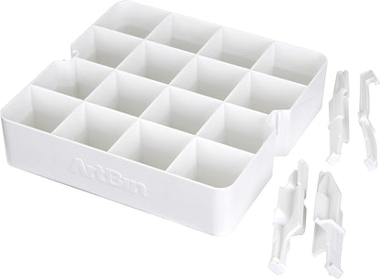 ArtBin 6814AG Super Satchel Double Deep Accessory Tray, White, 1 Tray
