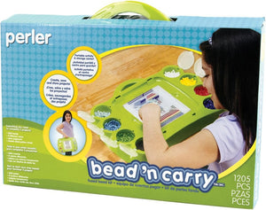 Perler Beads Bead 'n' Carry Craft Activity Kit, 1204 (Product Color May Vary)