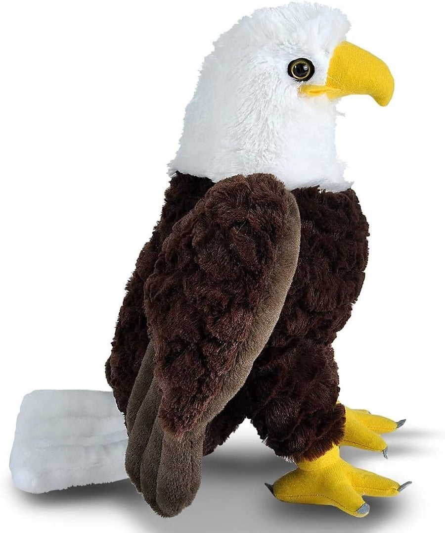 Wild Republic Bald Eagle Plush, Stuffed Animal, Plush Toy, Gifts for Kids, Cuddlekins 12 Inches