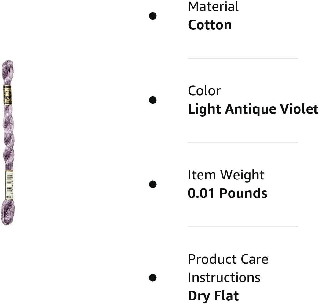 DMC Sz 3 Skein-16.4 yds/Lt Antique Violet/3042