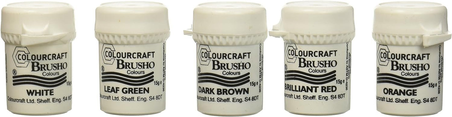 Brusho by Colourcraft Brusho Crystal Set 24 Color Colour (BRU85001)