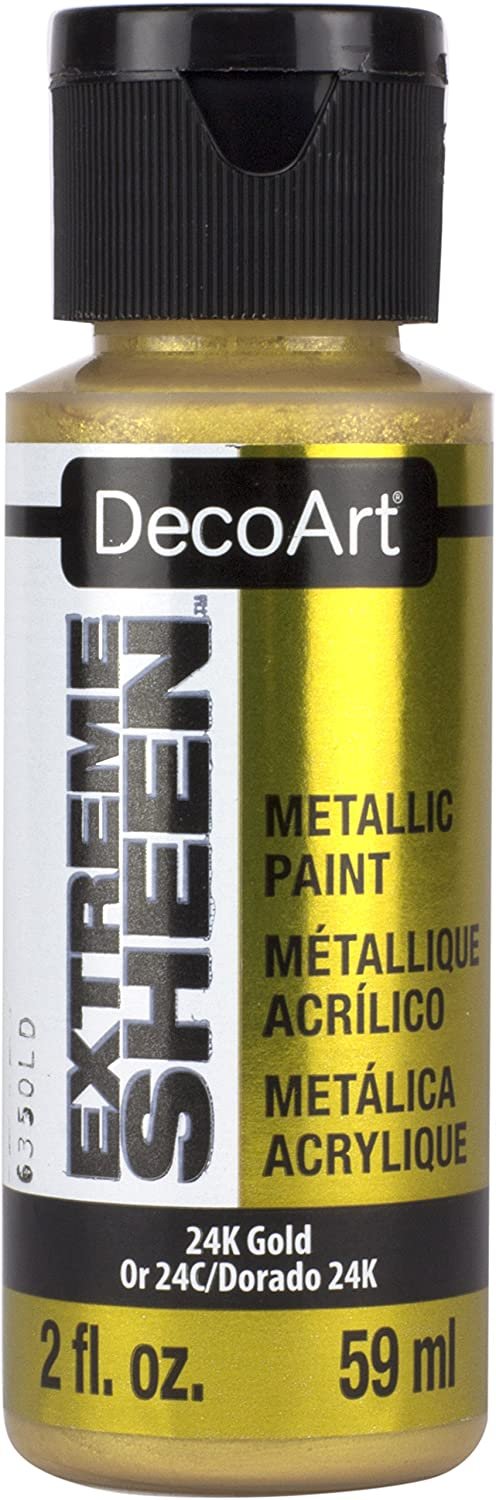 DecoArt 2 Ounce, 24K Gold Extreme Sheen Paint, 1