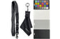 Camera Color Correction White Balance Card, 4In1 Color Correction Card Set by Pixiss, 18% Gray, Black, All in Glossy and Matte, Premium Exposure Card Set with Free Camera Lens Micro Fiber Cloth