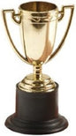 U.S. Toy Small Gold Trophies/6-Pc (SS-UST-4295)
