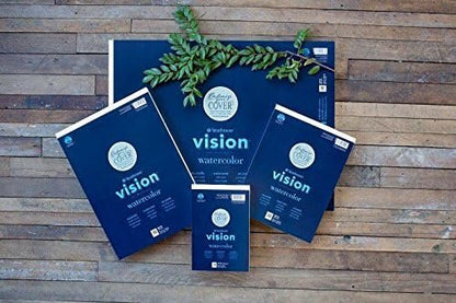 Strathmore Vision Vellum Mixed Media Pad 5.5"X8.5"-98lb, 70 Sheets -62662550
