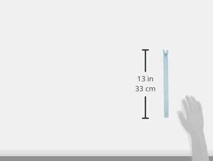 Coats Thread & Zippers F7214-003 All-Purpose Plastic Zipper, 14", Ciel