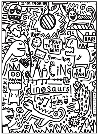 The Official Doodle Boy™ Coloring Book (Dover Design Coloring Books)