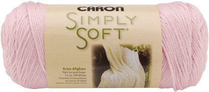 Spinrite Simply Soft Solids Yarn-Soft Pink