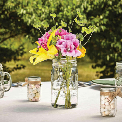 Ball Wide Mouth 32-Ounces Quart Mason Jars with Lids and Bands, Set of 2