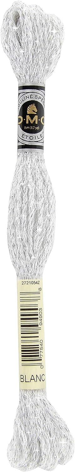 Dmc 6-Strand Etoile Embroidery Floss 8.7yd-Blanc