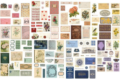Tim Holtz Idea-Ology 2023 Palette Ephemera Pack & Organic Layers - 2 Item Bundle