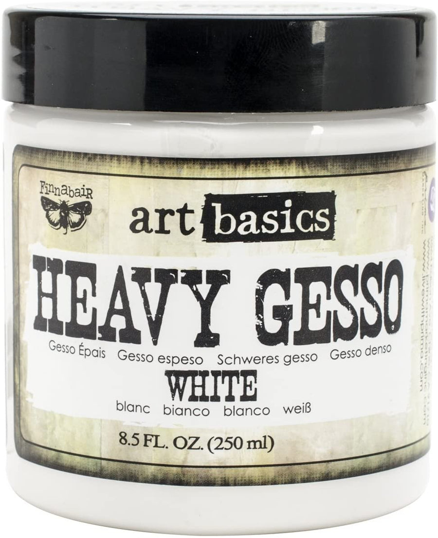 Prima Marketing. Art Basics Heavy Gesso, 8.5-Ounce, White