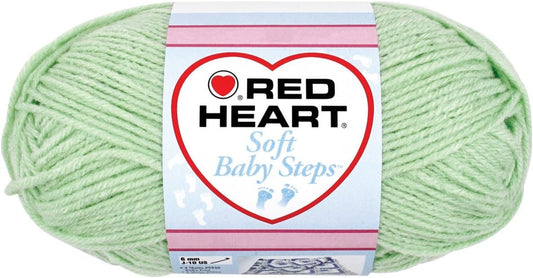 Red Heart Soft Baby Steps Yarn, Baby Green