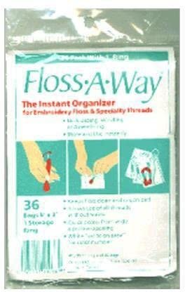 Floss-A-Way 36 Pack with 1 Storage Ring