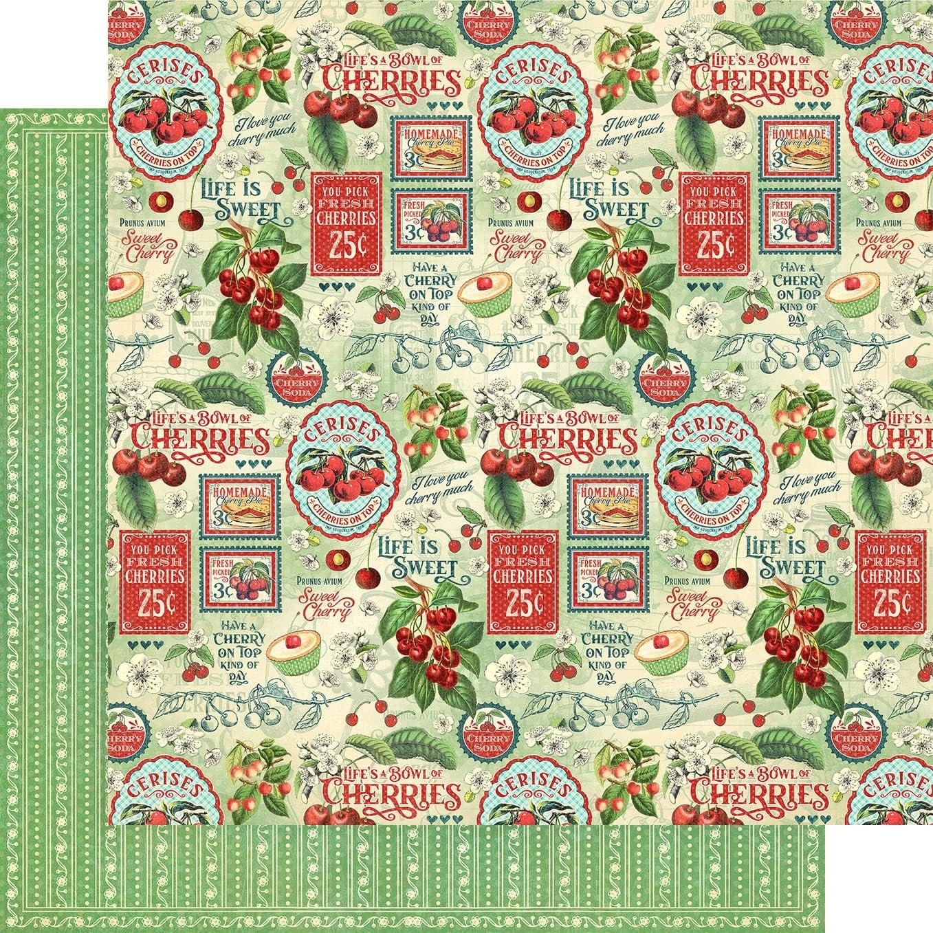 Life's a Bowl of Cherries 8x8 Collection Pack - Graphic 45