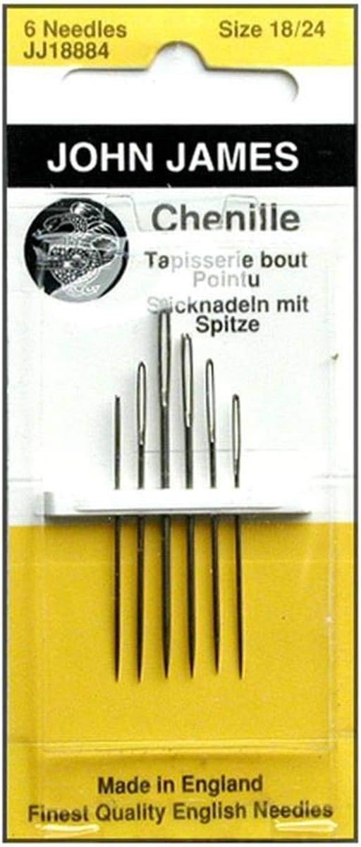 Chenille Hand Needles-Size 18/24 6/Pkg