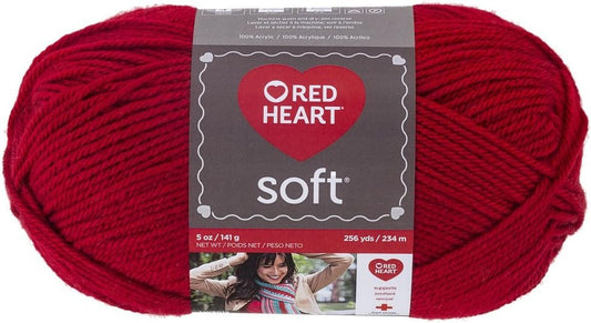 RED HEART Soft Yarn, Really Red