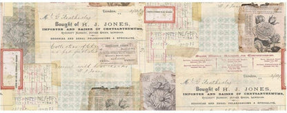 Tim Holtz Idea-Ology Collage Paper Rolls - Travel, Typography and Document - Bundle of Three Rolls
