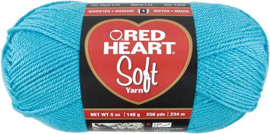 RED HEART Soft Yarn, Turquoise