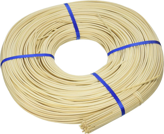 Commonwealth Basket Round Reed #4 2-3/4mm 1-Pound Coil, Approximately 500-Feet