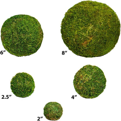 SuperMoss (21806) Moss Balls, Fresh Green, 2.5" (3 pack)