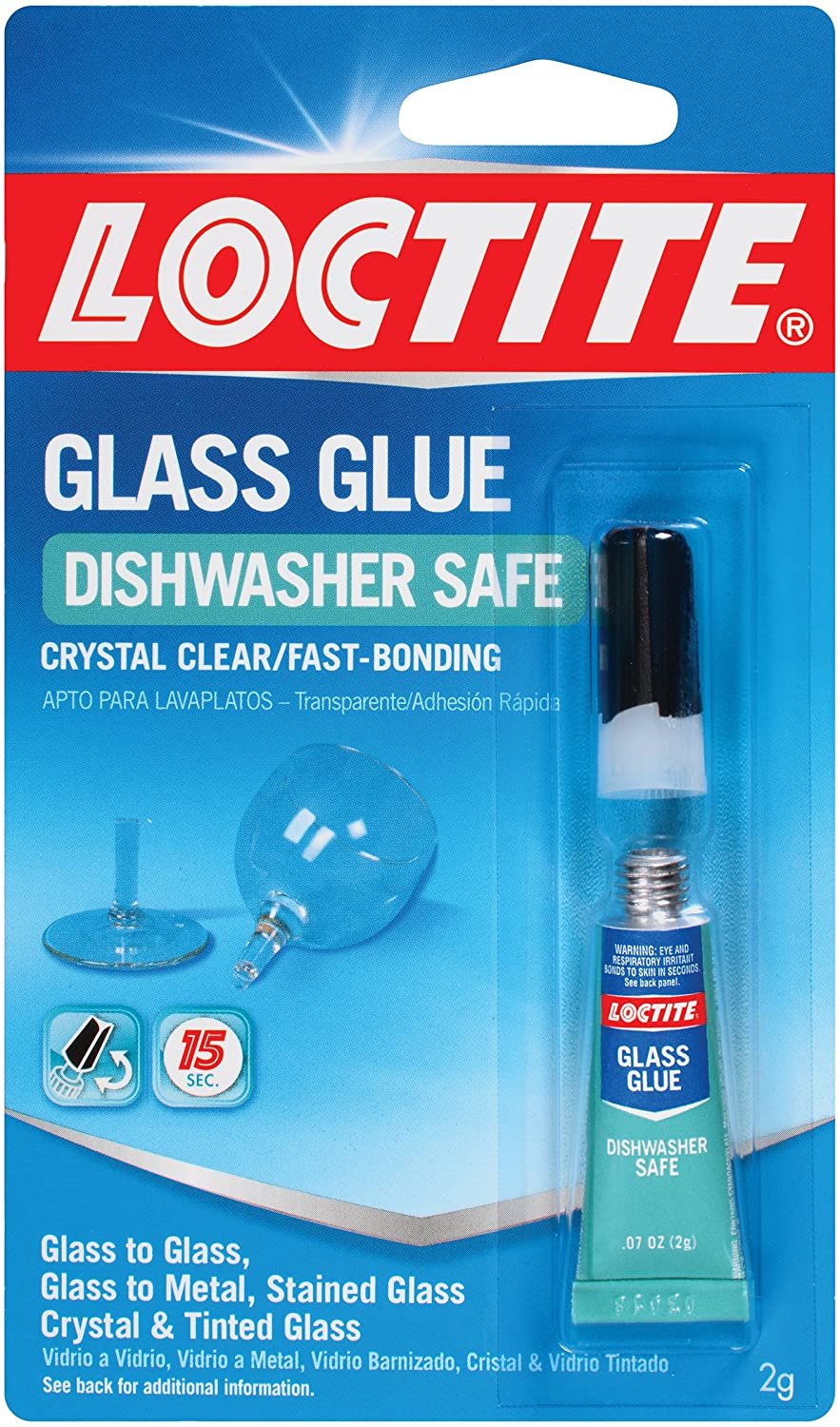 Glass Glue, 2-Gram Squeeze Tube, Clear, 6-Pack - 1