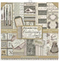 Stamperia Intl Paper PAD 8X8 10PK CALLIGRPHY, Various