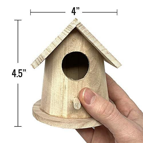 PIXISS Birdhouses; 3ct