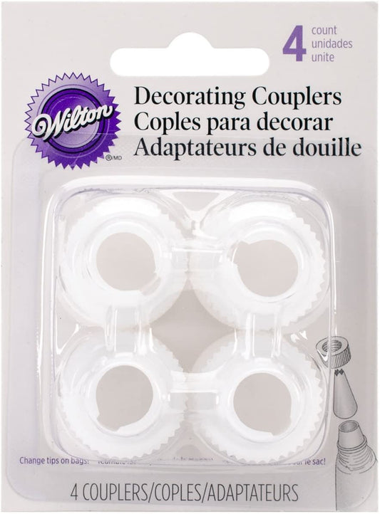 Decorating Couplers 4/Pkg-