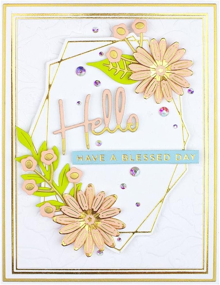 Spellbinders HOT FOIL Plate/DIE SENTIMENTS, Metal
