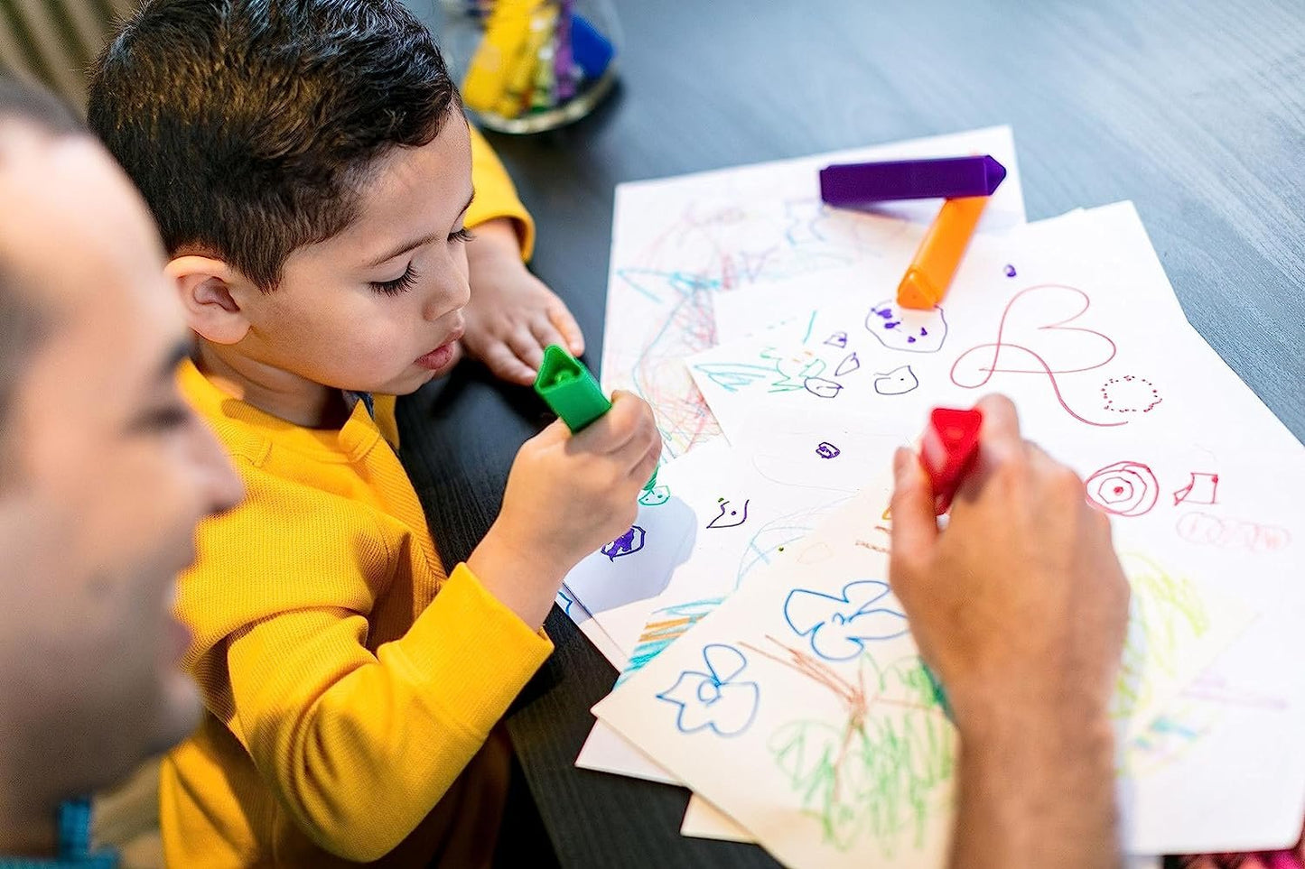 Crayola My First, Tripod Washable Markers for Toddlers, 8ct