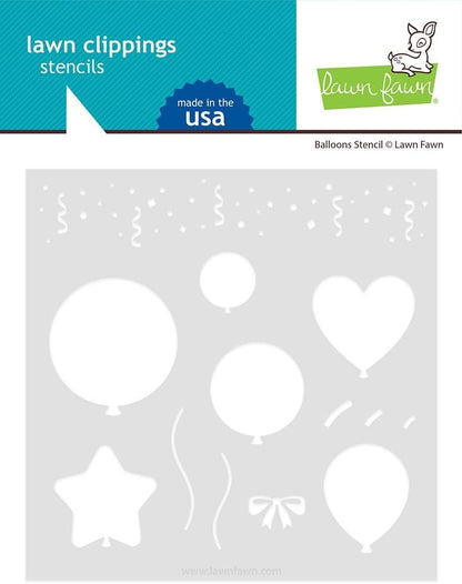 Lawn Fawn LF3111 Balloons Stencil Stencils